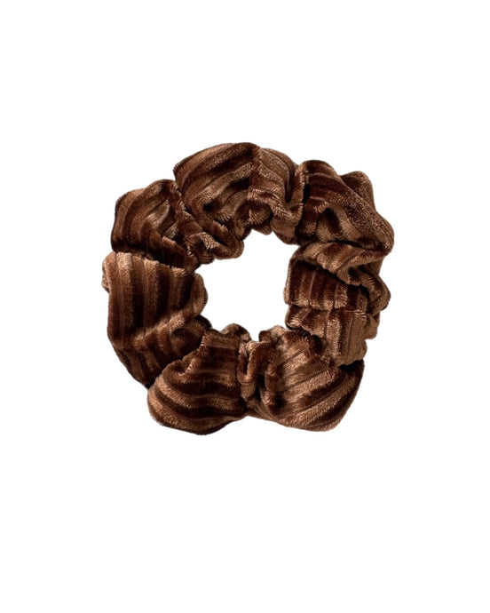 Samt Scrunchie Pumpkin